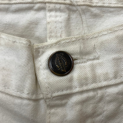 【現状渡し品】【メンズ】 DICKIES ディッキーズ × SHERWIN WILLIAMS シャーウィンウィリアムズ 別注 コラボ PAINT PROCESSING PAINTER PANTS ペイント プロセッシング ペインター パンツ ボトムス 加工パンツ 156-260510-ko-28-tei サイズ：36 カラー：ホワイト 万代Net店