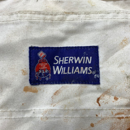 【現状渡し品】【メンズ】 DICKIES ディッキーズ × SHERWIN WILLIAMS シャーウィンウィリアムズ 別注 コラボ PAINT PROCESSING PAINTER PANTS ペイント プロセッシング ペインター パンツ ボトムス 加工パンツ 156-260510-ko-28-tei サイズ：36 カラー：ホワイト 万代Net店