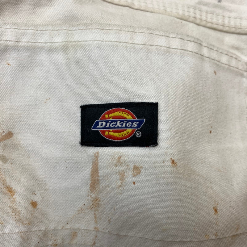 【現状渡し品】【メンズ】 DICKIES ディッキーズ × SHERWIN WILLIAMS シャーウィンウィリアムズ 別注 コラボ PAINT PROCESSING PAINTER PANTS ペイント プロセッシング ペインター パンツ ボトムス 加工パンツ 156-260510-ko-28-tei サイズ：36 カラー：ホワイト 万代Net店