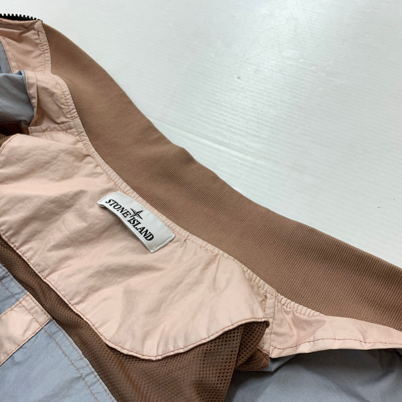 【中古品】【メンズ】 STONE ISLAND ストーンアイランド BOMBER JACKET K1S154100004 S0A21 ボンバー ジャケット アウター MA-1 141-260510-ko-23-tei サイズ：M カラー：ピンク 万代Net店