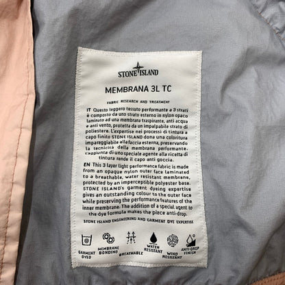 【中古品】【メンズ】 STONE ISLAND ストーンアイランド BOMBER JACKET K1S154100004 S0A21 ボンバー ジャケット アウター MA-1 141-260510-ko-23-tei サイズ：M カラー：ピンク 万代Net店