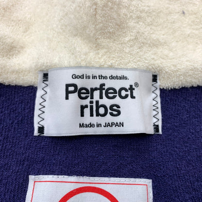 【中古品】【メンズ】 PERFECT RIBS パーフェクトリブス × A LOVE MOVEMENT ア ラブ ムーブメント 別注 コラボ ADIOS PILE PARKER アディオス パイル パーカー トップス フルジップパーカー コットン 141-260510-ko-12-fuzh サイズ：L カラー：ネイビー系 万代Net店