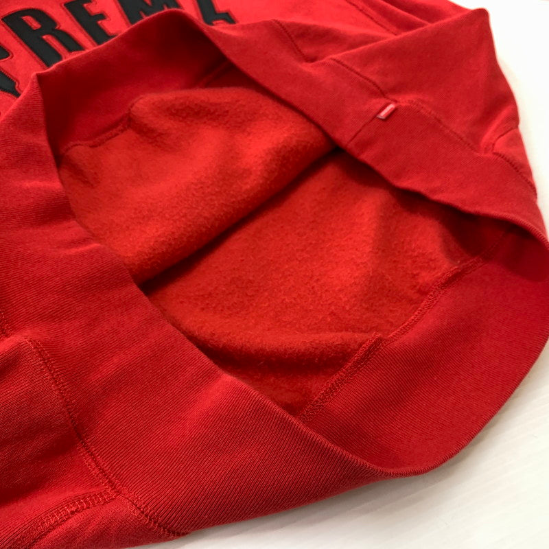 【中古品】【メンズ】 SUPREME シュプリーム GHOSTFACE ARC HOODED SWEATSHIRT ゴーストフェイス フーディ スウェットシャツ トップス プルオーバーパーカー 149-260513-ko-01-tei サイズ：L カラー：レッド 万代Net店