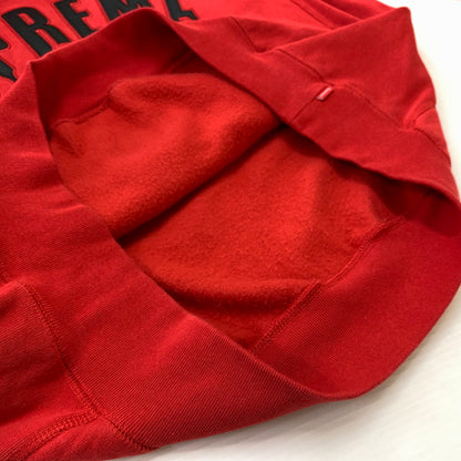 【中古品】【メンズ】 SUPREME シュプリーム GHOSTFACE ARC HOODED SWEATSHIRT ゴーストフェイス フーディ スウェットシャツ トップス プルオーバーパーカー 149-260513-ko-01-tei サイズ：L カラー：レッド 万代Net店