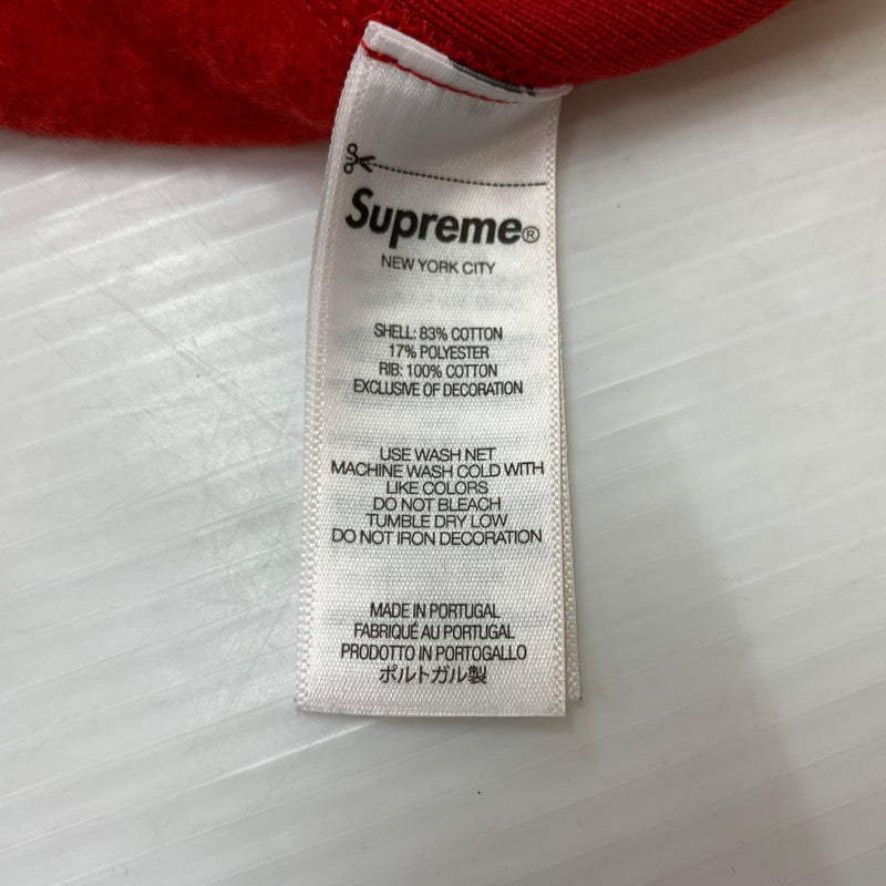【中古品】【メンズ】 SUPREME シュプリーム GHOSTFACE ARC HOODED SWEATSHIRT ゴーストフェイス フーディ スウェットシャツ トップス プルオーバーパーカー 149-260513-ko-01-tei サイズ：L カラー：レッド 万代Net店