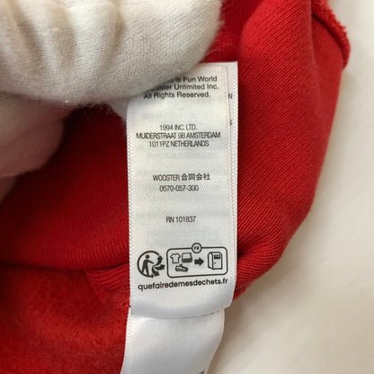 【中古品】【メンズ】 SUPREME シュプリーム GHOSTFACE ARC HOODED SWEATSHIRT ゴーストフェイス フーディ スウェットシャツ トップス プルオーバーパーカー 149-260513-ko-01-tei サイズ：L カラー：レッド 万代Net店