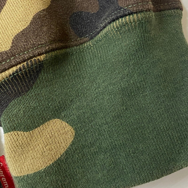 【中古品】【メンズ】 Supreme シュプリーム 25AW SLOGO ZIPUP HOODED SWEAT SHIRT Sロゴ ジップアップ フーデッド スウェットシャツ トップス パーカー 149-260518-ks-12-fuzh サイズ：M カラー：カモ柄 万代Net店