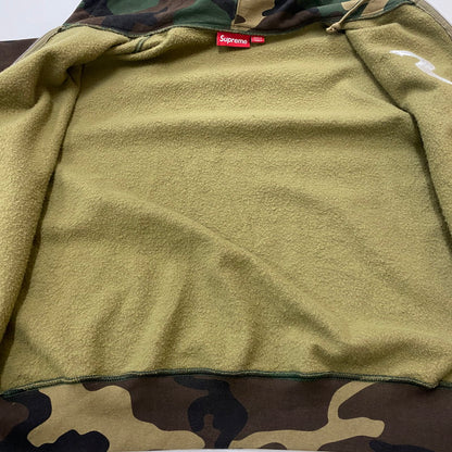 【中古品】【メンズ】 Supreme シュプリーム 25AW SLOGO ZIPUP HOODED SWEAT SHIRT Sロゴ ジップアップ フーデッド スウェットシャツ トップス パーカー 149-260518-ks-12-fuzh サイズ：M カラー：カモ柄 万代Net店