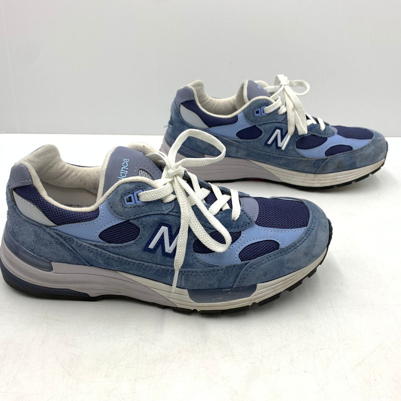 【中古品】【メンズ】 NEW BALANCE ニューバランス U992TO "DUSK SHOWER DREAM STATE PEARL GREY" ダスクシャワー ドリームステート パールグレー スニーカー 靴 162-260618-ko-09-tei サイズ：26.5cm カラー：ブルー 万代Net店