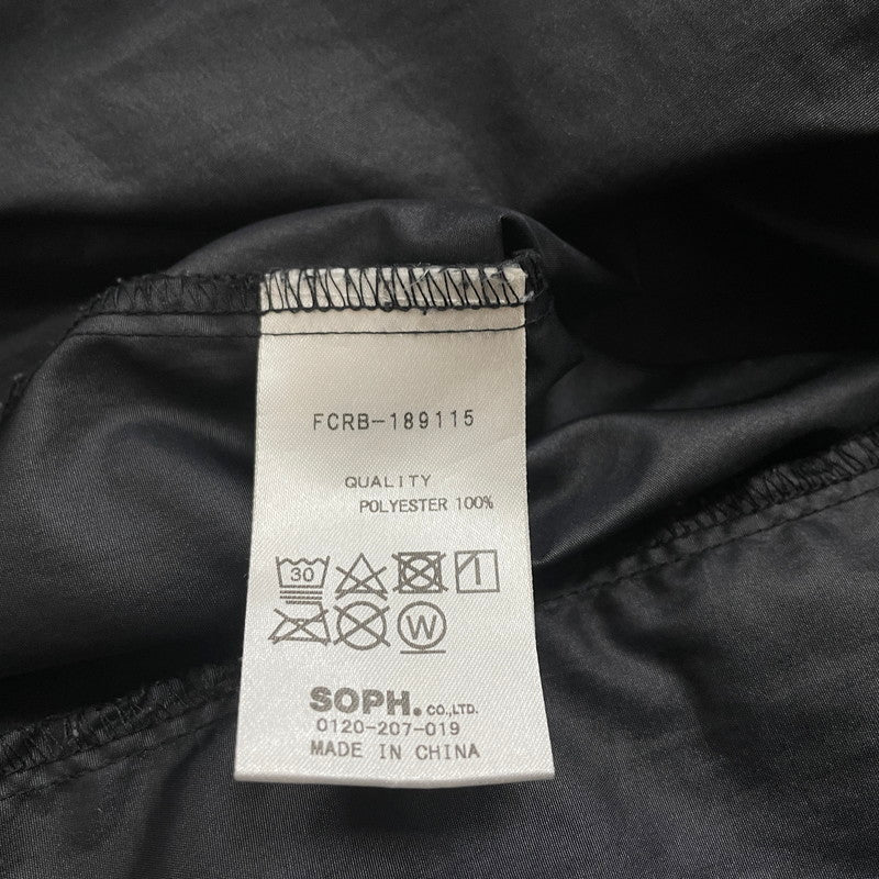 【中古品】【メンズ】 FCRB エフシーアールビー TRAINING ANORAK SPONSORED BY FRAGMENT FCRB-189115 トレーニング アノラック スポンサード バイ フラグメント ジャケット ライトアウター 142-260513-yo-19-tei サイズ：L カラー：ブラック 万代Net店