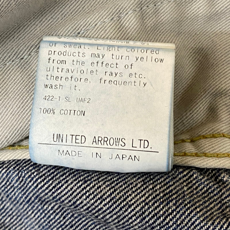【中古品】【メンズ】 UNITED ARROWS & SONS ユナイテッドアローズ アンド サンズ DENIM TRUCKER JACKET 5525-299-0775 デニム トラッカージャケット アウター Gジャン デニムジャケット 147-260518-ks-15-tei サイズ：L カラー：インディゴ 万代Net店