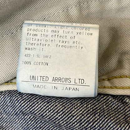 【中古品】【メンズ】 UNITED ARROWS & SONS ユナイテッドアローズ アンド サンズ DENIM TRUCKER JACKET 5525-299-0775 デニム トラッカージャケット アウター Gジャン デニムジャケット 147-260518-ks-15-tei サイズ：L カラー：インディゴ 万代Net店