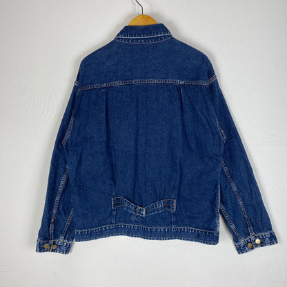 【中古品】【メンズ】 UNITED ARROWS & SONS ユナイテッドアローズ アンド サンズ DENIM TRUCKER JACKET 5525-299-0775 デニム トラッカージャケット アウター Gジャン デニムジャケット 147-260518-ks-15-tei サイズ：L カラー：インディゴ 万代Net店