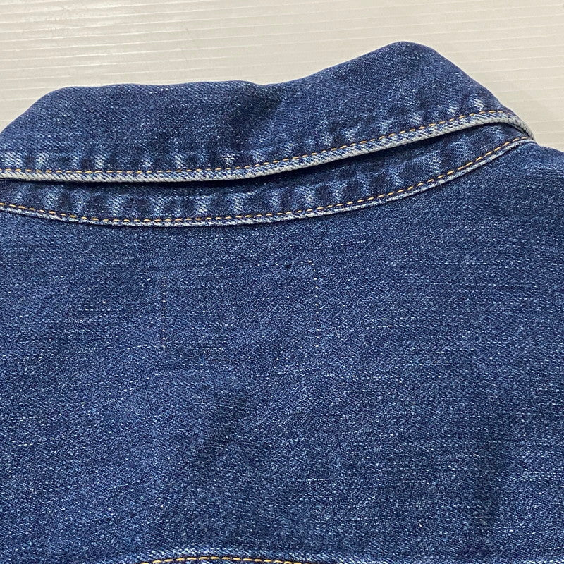 【中古品】【メンズ】 UNITED ARROWS & SONS ユナイテッドアローズ アンド サンズ DENIM TRUCKER JACKET 5525-299-0775 デニム トラッカージャケット アウター Gジャン デニムジャケット 147-260518-ks-15-tei サイズ：L カラー：インディゴ 万代Net店