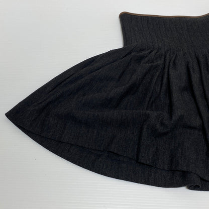 【中古品】【レディース】 POLO RALPH LAUREN ラルフローレン ウールプリーツスカート 171-260810-nm-52-tei カラー：ダークブラウン系 万代Net店