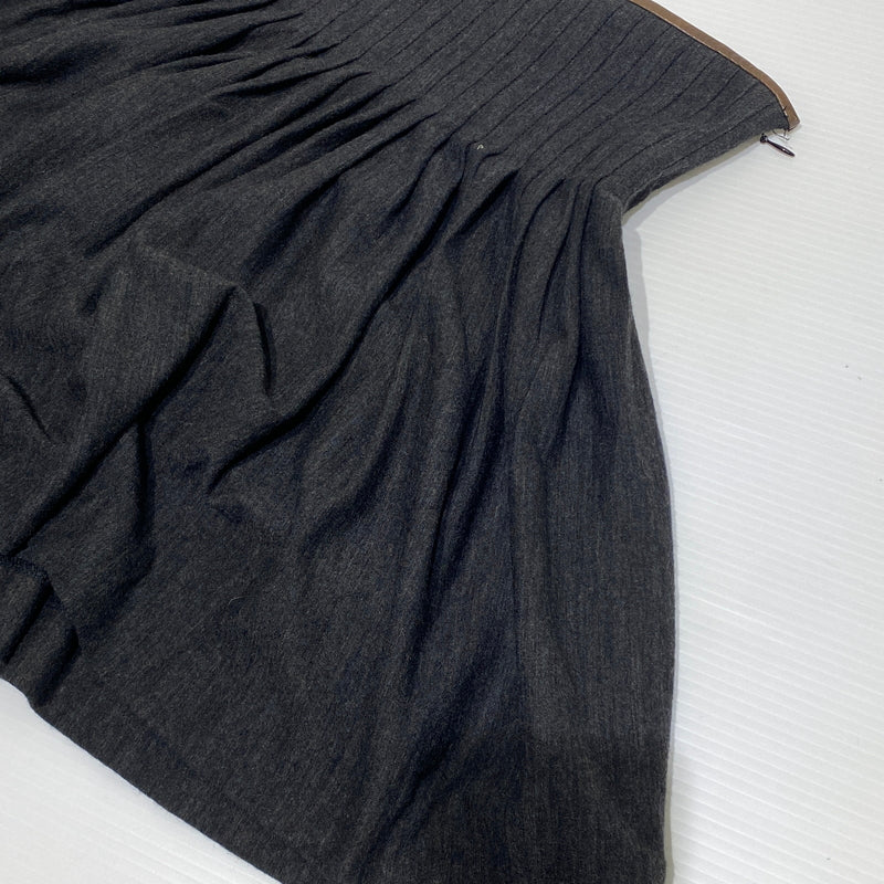 【中古品】【レディース】 POLO RALPH LAUREN ラルフローレン ウールプリーツスカート 171-260810-nm-52-tei カラー：ダークブラウン系 万代Net店