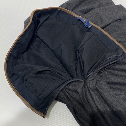 【中古品】【レディース】 POLO RALPH LAUREN ラルフローレン ウールプリーツスカート 171-260810-nm-52-tei カラー：ダークブラウン系 万代Net店
