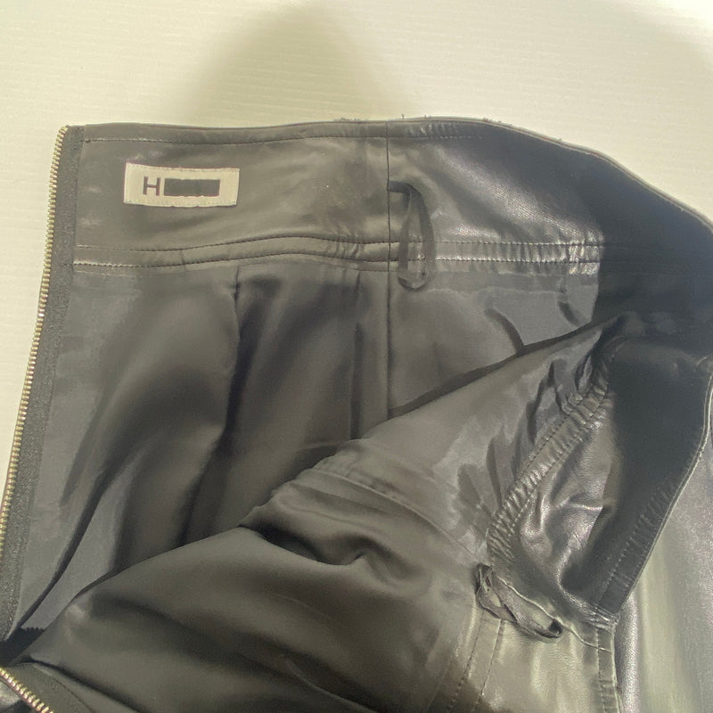 【中古品】【レディース】 H / UNITED ARROWS ユナイテッドアローズ フェイクレザースカート ロングスカート 171-260810-nm-54-tei サイズ：SMALL カラー：ブラック 万代Net店