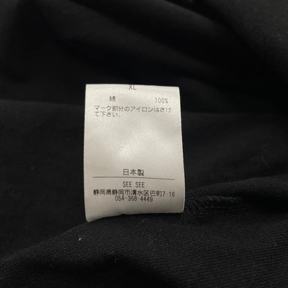 【中古品】【メンズ】 SEE SEE シーシー BOATNECK LS TEE ボートネック ロングスリーブ Tシャツ 長袖 トップス 140-260513-yo-03-tei サイズ：XL カラー：ブラック 万代Net店