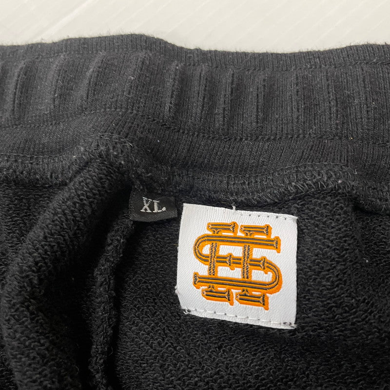 【中古品】【メンズ】 SEE SEE シーシー × LUZeSOMBRA ルースイソンブラ 別注 コラボ SWEAT PANTS スウェットパンツ ボトムス 151-260513-yo-18-tei サイズ：XL カラー：ブラック 万代Net店