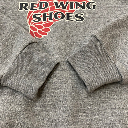 【中古品】【メンズ】 HUMAN MADE ヒューマンメイド × RED WING レッドウィング 別注 コラボ RAGLAN SWEATSHIRT XX30CS001 ラグラン スウェットシャツ トップス トレーナー 142-260518-ks-11-tei サイズ：M カラー：グレー 万代Net店