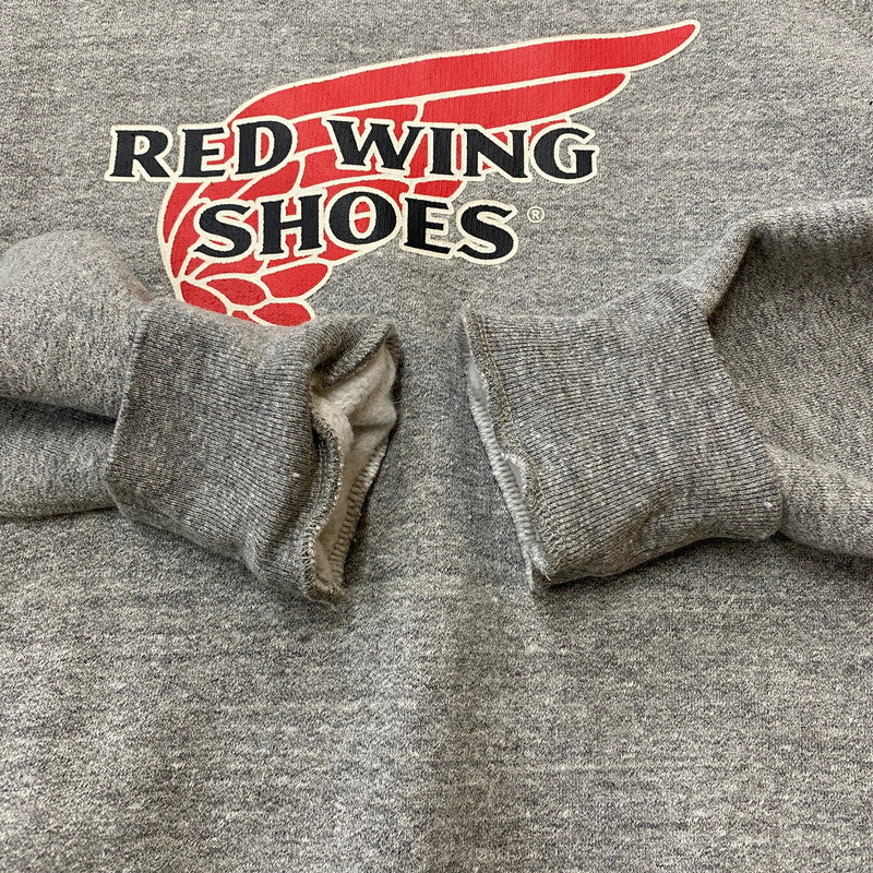 【中古品】【メンズ】 HUMAN MADE ヒューマンメイド × RED WING レッドウィング 別注 コラボ RAGLAN SWEATSHIRT XX30CS001 ラグラン スウェットシャツ トップス トレーナー 142-260518-ks-11-tei サイズ：M カラー：グレー 万代Net店