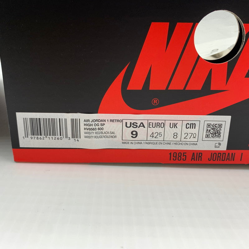 【中古品】【メンズ】 NIKE ナイキ × UNION ユニオン 別注 コラボ AIR JORDAN 1 RETRO HIGH OG CHICAGO SHADOW HV8563-600 エアジョーダン1 レトロ ハイ スニーカー 靴 シューズ 160-260711-ko-11-tei サイズ：27cm カラー：レッド 万代Net店
