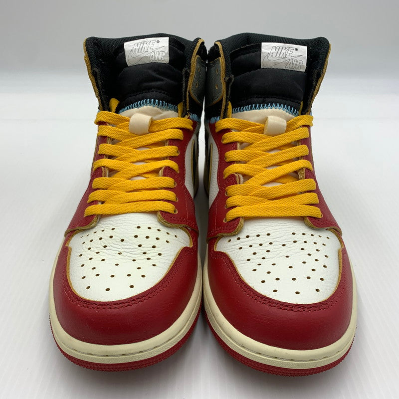 【中古品】【メンズ】 NIKE ナイキ × UNION ユニオン 別注 コラボ AIR JORDAN 1 RETRO HIGH OG CHICAGO SHADOW HV8563-600 エアジョーダン1 レトロ ハイ スニーカー 靴 シューズ 160-260711-ko-11-tei サイズ：27cm カラー：レッド 万代Net店