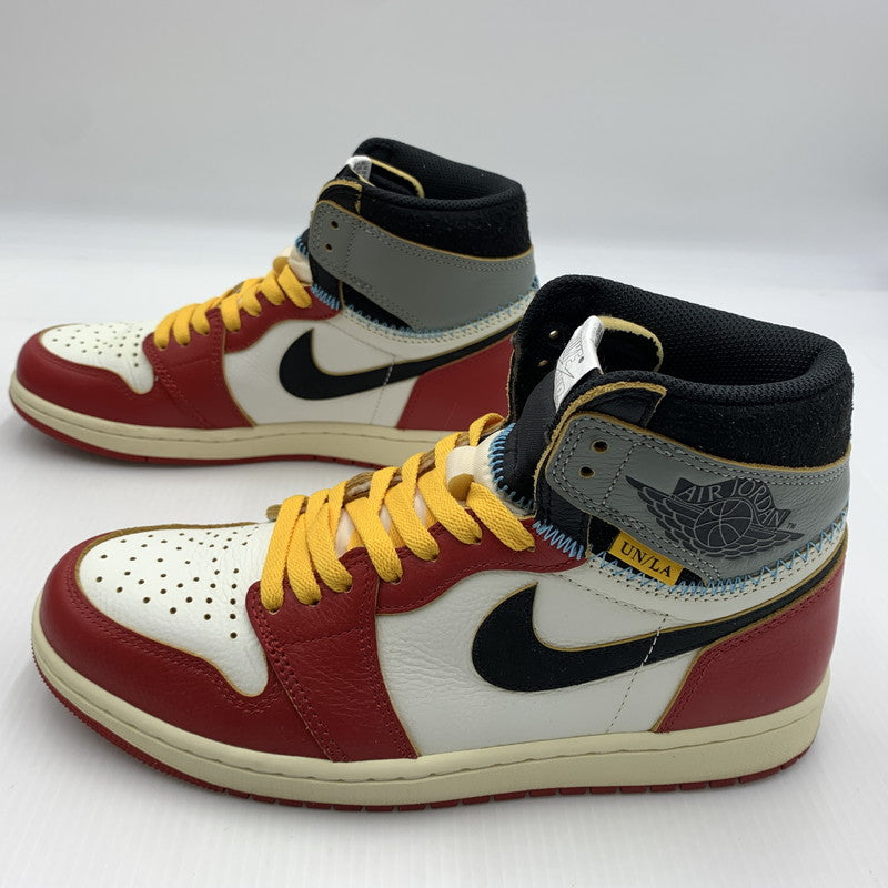 【中古品】【メンズ】 NIKE ナイキ × UNION ユニオン 別注 コラボ AIR JORDAN 1 RETRO HIGH OG CHICAGO SHADOW HV8563-600 エアジョーダン1 レトロ ハイ スニーカー 靴 シューズ 160-260711-ko-11-tei サイズ：27cm カラー：レッド 万代Net店