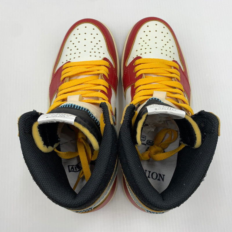 【中古品】【メンズ】 NIKE ナイキ × UNION ユニオン 別注 コラボ AIR JORDAN 1 RETRO HIGH OG CHICAGO SHADOW HV8563-600 エアジョーダン1 レトロ ハイ スニーカー 靴 シューズ 160-260711-ko-11-tei サイズ：27cm カラー：レッド 万代Net店
