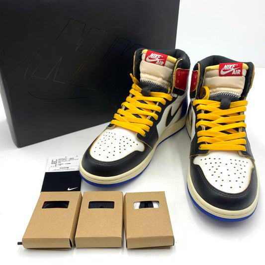 【中古品】【メンズ】 fragment design フラグメントデザイン × UNION ユニオン × NIKE ナイキ 別注 コラボ AIR JORDAN1 HIGH OG"BLACK VARSITY RED" IO7847-002 エアジョーダン1 ハイ スニーカー 靴 160-260618-ko-11-tei サイズ：27cm カラー：マルチ 万代Net店