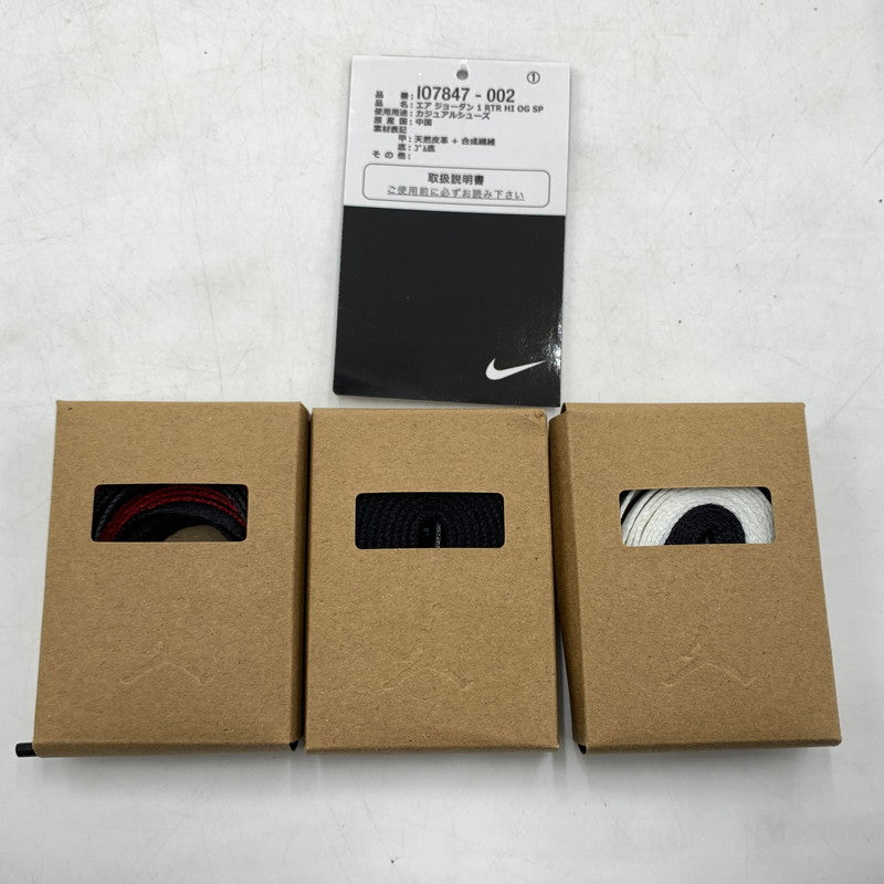 【中古品】【メンズ】 fragment design フラグメントデザイン × UNION ユニオン × NIKE ナイキ 別注 コラボ AIR JORDAN1 HIGH OG"BLACK VARSITY RED" IO7847-002 エアジョーダン1 ハイ スニーカー 靴 160-260618-ko-11-tei サイズ：27cm カラー：マルチ 万代Net店