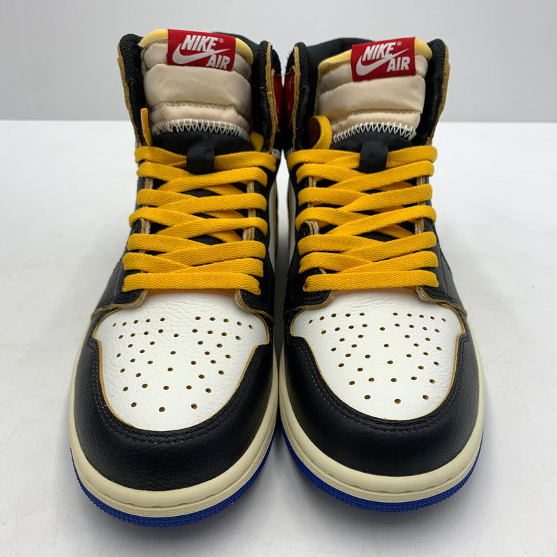 【中古品】【メンズ】 fragment design フラグメントデザイン × UNION ユニオン × NIKE ナイキ 別注 コラボ AIR JORDAN1 HIGH OG"BLACK VARSITY RED" IO7847-002 エアジョーダン1 ハイ スニーカー 靴 160-260618-ko-11-tei サイズ：27cm カラー：マルチ 万代Net店