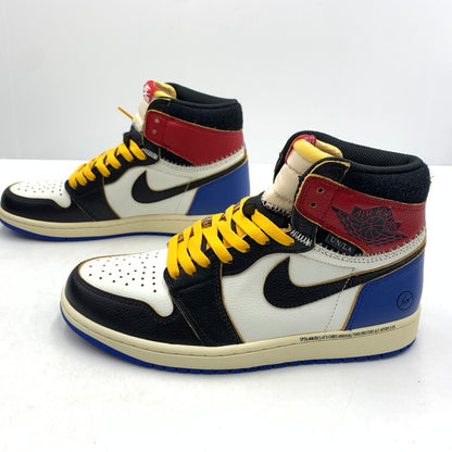 【中古品】【メンズ】 fragment design フラグメントデザイン × UNION ユニオン × NIKE ナイキ 別注 コラボ AIR JORDAN1 HIGH OG"BLACK VARSITY RED" IO7847-002 エアジョーダン1 ハイ スニーカー 靴 160-260618-ko-11-tei サイズ：27cm カラー：マルチ 万代Net店