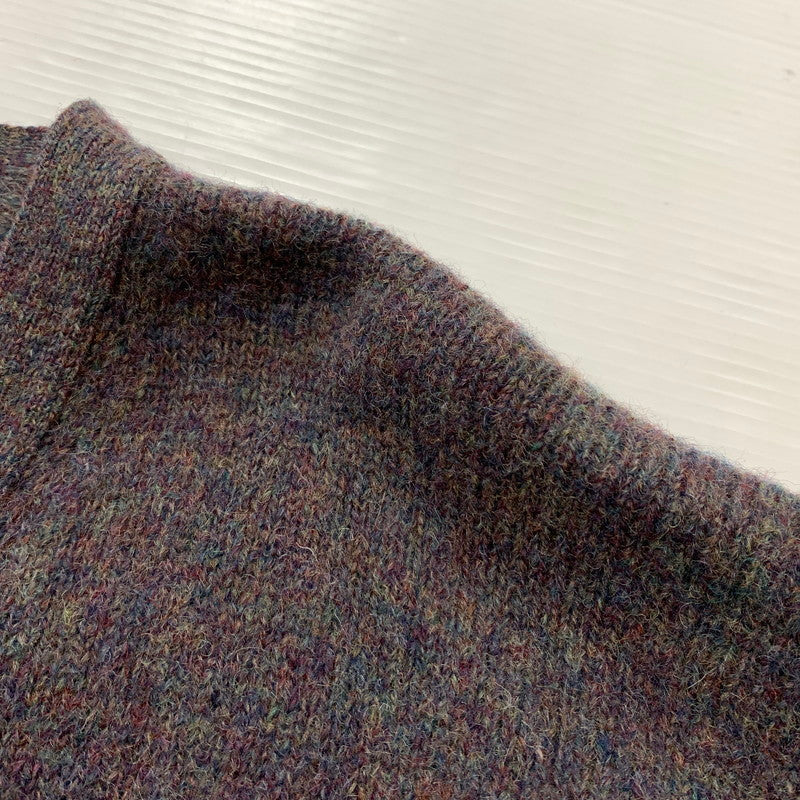 【現状渡し品】【メンズ】 EDDIE BAUER エディー・バウアー COVERED BUTTON CARDIGAN くるみボタン カーディガン トップス ニット 144-260530-ko-12-tei サイズ：L カラー：グレー系/糸マルチカラー 万代Net店
