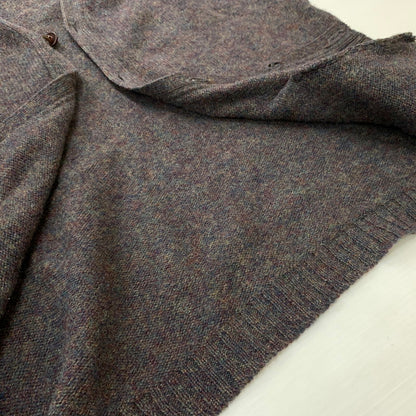 【現状渡し品】【メンズ】 EDDIE BAUER エディー・バウアー COVERED BUTTON CARDIGAN くるみボタン カーディガン トップス ニット 144-260530-ko-12-tei サイズ：L カラー：グレー系/糸マルチカラー 万代Net店