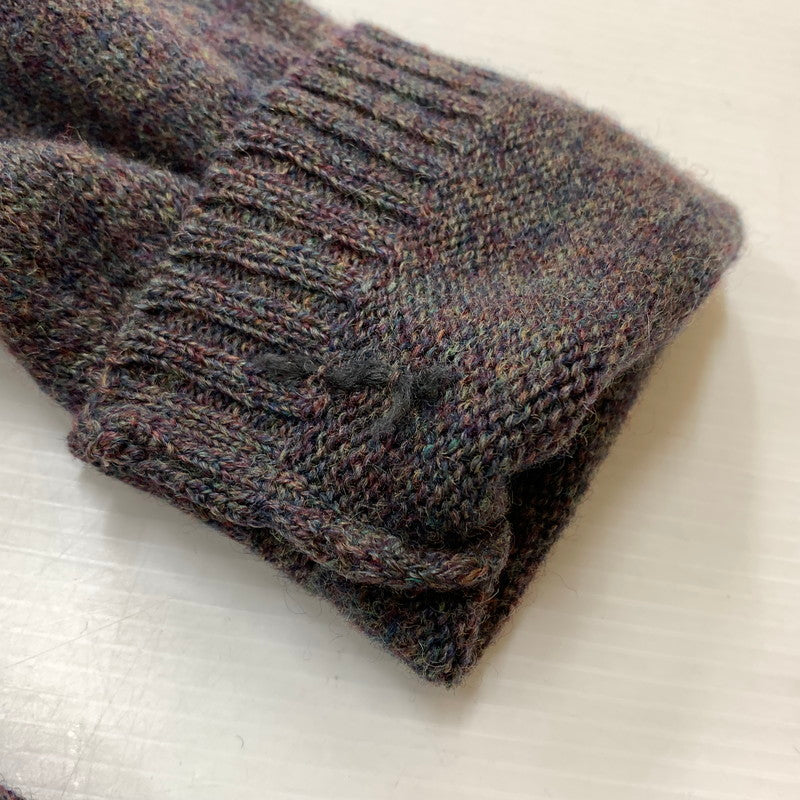 【現状渡し品】【メンズ】 EDDIE BAUER エディー・バウアー COVERED BUTTON CARDIGAN くるみボタン カーディガン トップス ニット 144-260530-ko-12-tei サイズ：L カラー：グレー系/糸マルチカラー 万代Net店
