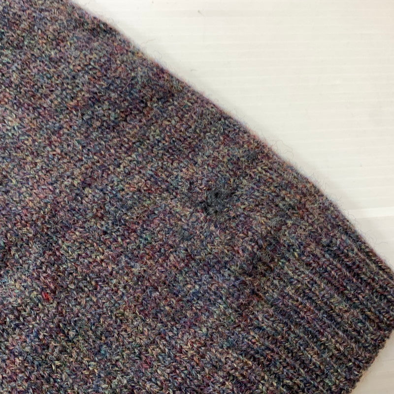 【現状渡し品】【メンズ】 EDDIE BAUER エディー・バウアー COVERED BUTTON CARDIGAN くるみボタン カーディガン トップス ニット 144-260530-ko-12-tei サイズ：L カラー：グレー系/糸マルチカラー 万代Net店