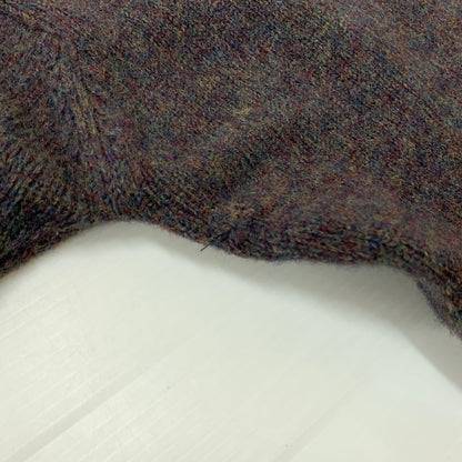 【現状渡し品】【メンズ】 EDDIE BAUER エディー・バウアー COVERED BUTTON CARDIGAN くるみボタン カーディガン トップス ニット 144-260530-ko-12-tei サイズ：L カラー：グレー系/糸マルチカラー 万代Net店