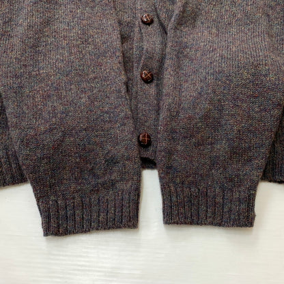 【現状渡し品】【メンズ】 EDDIE BAUER エディー・バウアー COVERED BUTTON CARDIGAN くるみボタン カーディガン トップス ニット 144-260530-ko-12-tei サイズ：L カラー：グレー系/糸マルチカラー 万代Net店