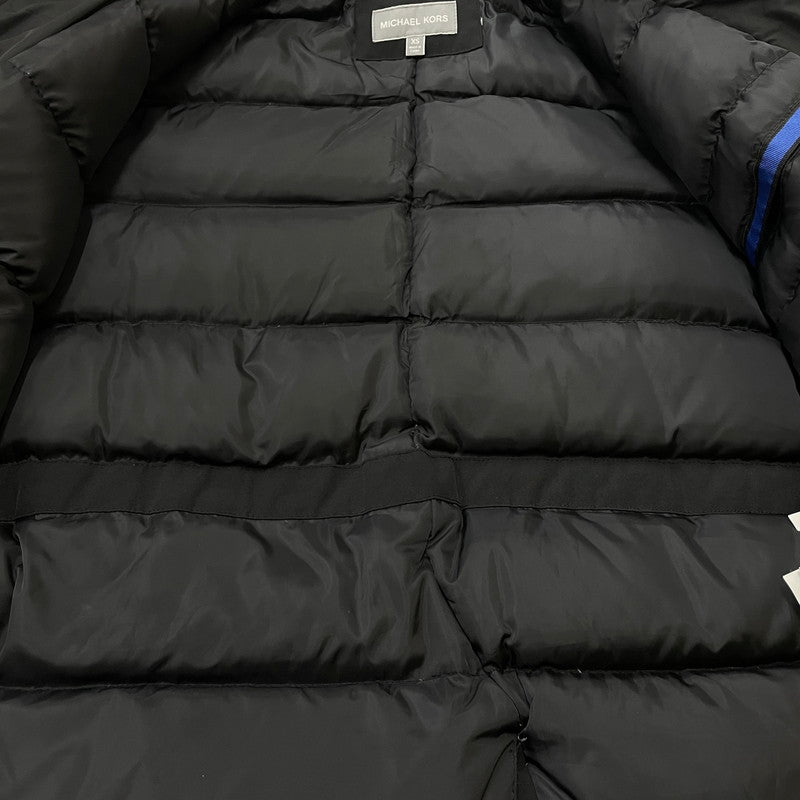 【現状渡し品】【メンズ】 Michael Kors マイケルコース LONG DOWN JACKET MKJ791896 ロング ダウン ジャケット アウター コート 141-260530-ko-18-tei サイズ：XS カラー：ブラック 万代Net店