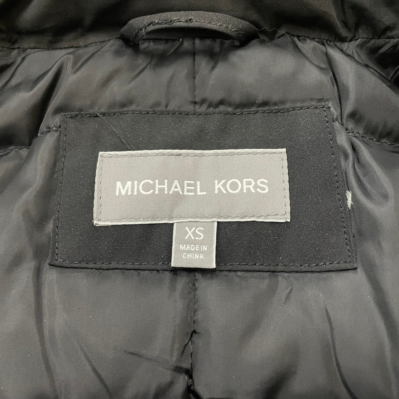 【現状渡し品】【メンズ】 Michael Kors マイケルコース LONG DOWN JACKET MKJ791896 ロング ダウン ジャケット アウター コート 141-260530-ko-18-tei サイズ：XS カラー：ブラック 万代Net店