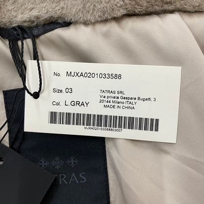 【中古美品】【メンズ】 TATRAS タトラス MASCALI FOOD BOA BLOUSON MJXA0201033588 マスカリフード ボア ブルゾン アウター 141-260518-ks-25-tei サイズ：03 カラー：グレー 万代Net店