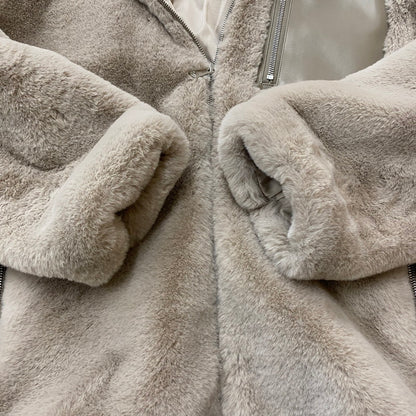 【中古美品】【メンズ】 TATRAS タトラス MASCALI FOOD BOA BLOUSON MJXA0201033588 マスカリフード ボア ブルゾン アウター 141-260518-ks-25-tei サイズ：03 カラー：グレー 万代Net店