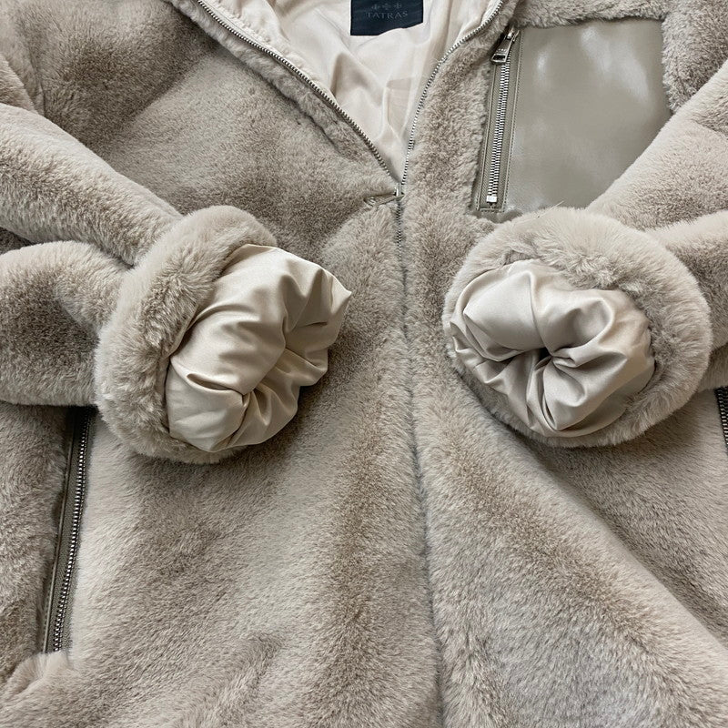 【中古美品】【メンズ】 TATRAS タトラス MASCALI FOOD BOA BLOUSON MJXA0201033588 マスカリフード ボア ブルゾン アウター 141-260518-ks-25-tei サイズ：03 カラー：グレー 万代Net店
