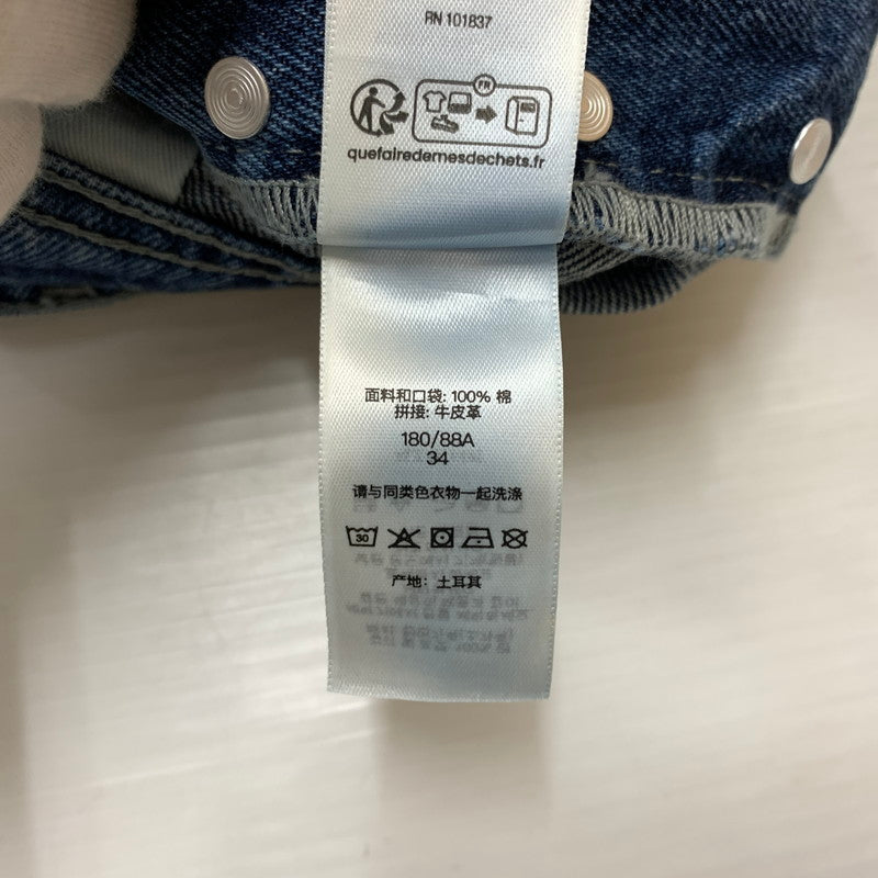 【中古品】【メンズ】 SUPREME シュプリーム × MARTINE ROSE マーティン・ローズ 別注 コラボ DENIM CARGO PANT デニム カーゴ パンツ ボトムス ジーンズ 149-260513-ko-24-tei サイズ：34 カラー：インディゴ 万代Net店