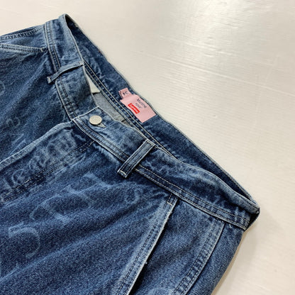 【中古品】【メンズ】 SUPREME シュプリーム × MARTINE ROSE マーティン・ローズ 別注 コラボ DENIM CARGO PANT デニム カーゴ パンツ ボトムス ジーンズ 149-260513-ko-24-tei サイズ：34 カラー：インディゴ 万代Net店