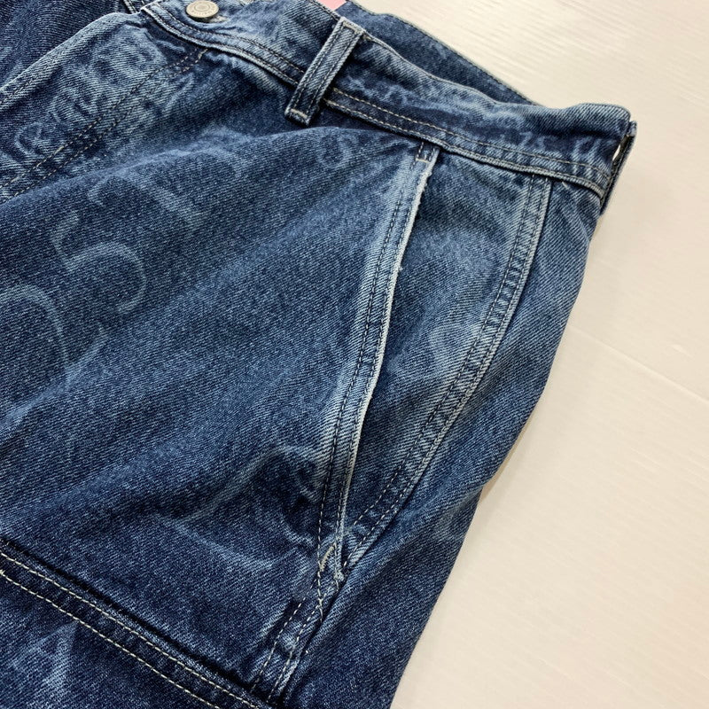 【中古品】【メンズ】 SUPREME シュプリーム × MARTINE ROSE マーティン・ローズ 別注 コラボ DENIM CARGO PANT デニム カーゴ パンツ ボトムス ジーンズ 149-260513-ko-24-tei サイズ：34 カラー：インディゴ 万代Net店