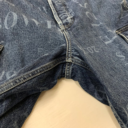 【中古品】【メンズ】 SUPREME シュプリーム × MARTINE ROSE マーティン・ローズ 別注 コラボ DENIM CARGO PANT デニム カーゴ パンツ ボトムス ジーンズ 149-260513-ko-24-tei サイズ：34 カラー：インディゴ 万代Net店