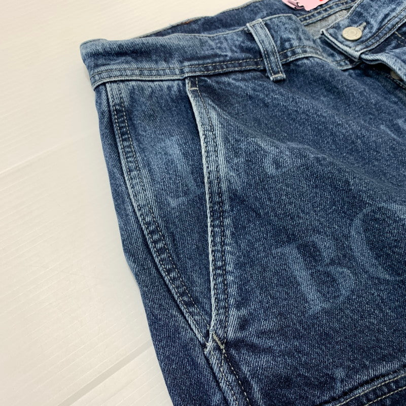 【中古品】【メンズ】 SUPREME シュプリーム × MARTINE ROSE マーティン・ローズ 別注 コラボ DENIM CARGO PANT デニム カーゴ パンツ ボトムス ジーンズ 149-260513-ko-24-tei サイズ：34 カラー：インディゴ 万代Net店